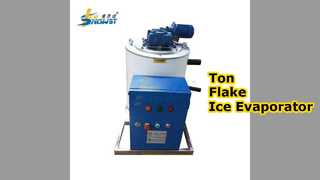 Mesin Es Flake Ton Evaporator Berpendingin Air