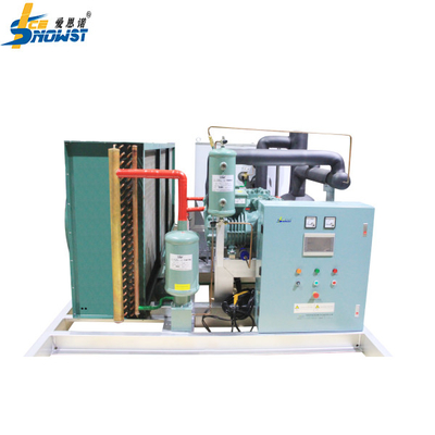 Beli 10T Saline Flake Ice Machine Membuat Dengan Kondensor Dingin Udara online manufacture