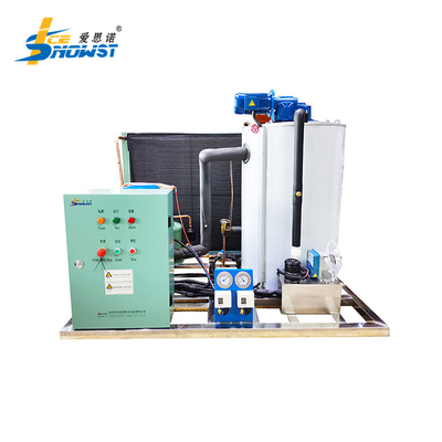 Beli 5 Ton Air Tawar Flake Ice Machine 304 Baja tahan karat 11,4KW online manufacture