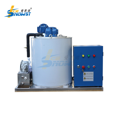 Beli 3P 1,5 ton Flake Ice Machine Evaporator Drum Untuk Pengolahan Makanan Laut online manufacture