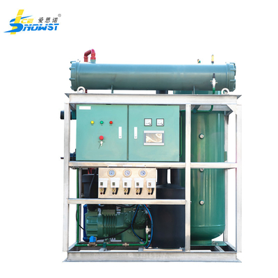 Beli Mesin pembuatan es tabung otomatis pembuat 10T Sistem kontrol PLC online manufacture