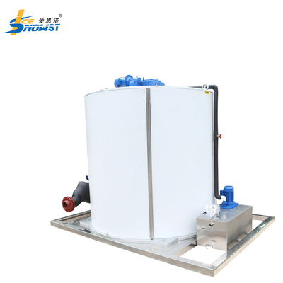 Beli 25ton Flake Ice Maker Evaporator Air Dingin Ice Maker Baja Karbon online manufacture