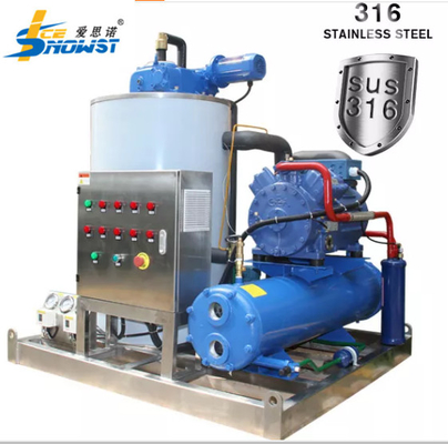 Beli 5000KG Industri Air Laut Es Flake Mesin Membuat 304/316 Stainless Steel online manufacture