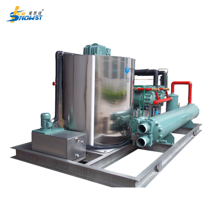Beli 380V 15ton Air Laut Flake Ice Machine Komersial Untuk Kapal Perikanan online manufacture