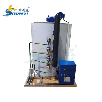 Sistem Es Komersial Baja Rustless Flake Generator Es Evaporator 10T