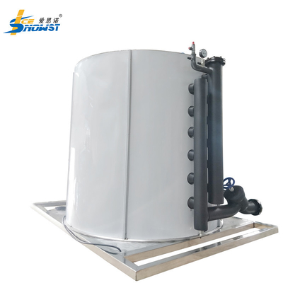Sistem pendingin es evaporator drum baja tahan karat 35 ton Sertifikat CE
