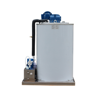 Desain yang baik 3ton air laut es serpihan evaporator drum mesin pada perahu untuk ikan beku
