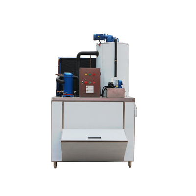 Easy Control 2,5ton/Day Mesin Es Serpihan Mesin Es Serpihan Dengan Bin Es Untuk Ikan