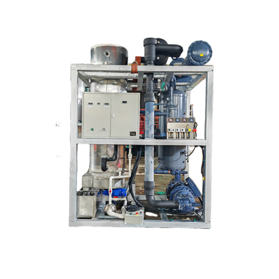 Mesin es tabung 2-20KW dengan penguap stainless steel R22/R404A Dalam Anggaran